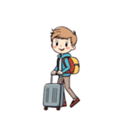 一人旅（個別スタンプ：14）