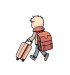 一人旅（個別スタンプ：17）