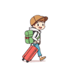 一人旅（個別スタンプ：19）