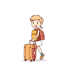 一人旅（個別スタンプ：20）