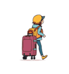 一人旅（個別スタンプ：21）