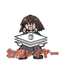 〜デザイン女子の日常〜【ダジャレ】（個別スタンプ：3）
