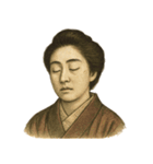 樋口 一葉 ギャグ シュール 爆笑（個別スタンプ：18）