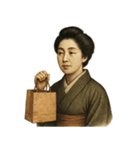 樋口 一葉 ギャグ シュール 爆笑（個別スタンプ：19）