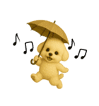 ぬいぐるみビションフリーゼ -梅雨-（個別スタンプ：7）