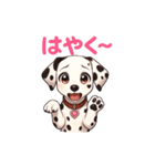 ハートのダルメシアン ～感情だだもれ編～（個別スタンプ：2）