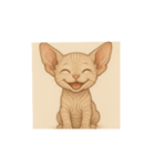 子猫のスフィンクス（個別スタンプ：4）
