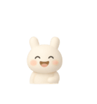 ぷにうさちゃんの夏 文字無し（個別スタンプ：11）