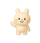 ぷにうさちゃんの夏 文字無し（個別スタンプ：20）