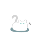 まんじゅうみたいな猫-言葉なし-（個別スタンプ：6）
