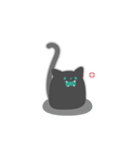 まんじゅうみたいな猫-言葉なし-（個別スタンプ：12）