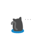 まんじゅうみたいな猫-言葉なし-（個別スタンプ：16）