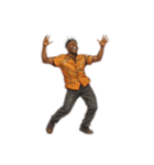ダンスする黒人たち（個別スタンプ：5）