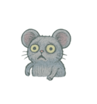 心配性ネズミ（個別スタンプ：2）