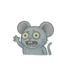 心配性ネズミ（個別スタンプ：3）