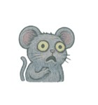 心配性ネズミ（個別スタンプ：4）