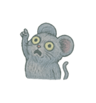 心配性ネズミ（個別スタンプ：5）