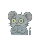 心配性ネズミ（個別スタンプ：7）