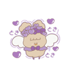 PENOちゃん推し活始めました♡むらさき色（個別スタンプ：4）