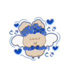 PENOちゃん推し活始めました♡青色（個別スタンプ：4）