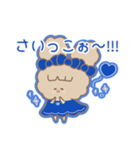 PENOちゃん推し活始めました♡青色（個別スタンプ：21）