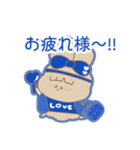 PENOちゃん推し活始めました♡青色（個別スタンプ：30）