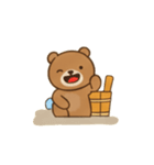 サウナ大好きくま（個別スタンプ：1）