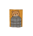 サウナ大好きくま（個別スタンプ：3）