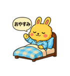 うさぎの まろたん（個別スタンプ：3）
