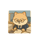 公認会計士ポメラニアンの日常（個別スタンプ：16）
