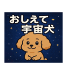 トイ・プードルと宇宙の旅@SFW（個別スタンプ：5）