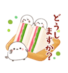 シマエナガ親子とレトロな喫茶店（個別スタンプ：17）