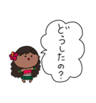 フラガール ハワイ 夏 アロハ 16（個別スタンプ：16）