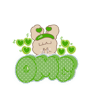 PENOちゃん推し活始めました♡緑色（個別スタンプ：37）