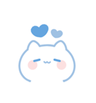 ♡水色にゃんこ♡-敬語-（個別スタンプ：32）