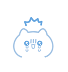 ♡水色にゃんこ♡-敬語-（個別スタンプ：34）