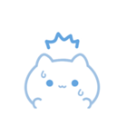 ♡水色にゃんこ♡-敬語-（個別スタンプ：35）