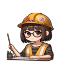 グラフィックエンジニアの日常（個別スタンプ：4）