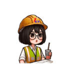 グラフィックエンジニアの日常（個別スタンプ：8）