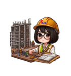 グラフィックエンジニアの日常（個別スタンプ：9）