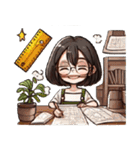 グラフィックエンジニアの日常（個別スタンプ：38）