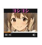 表情豊かな顔で喜怒哀楽〜多彩コメント（個別スタンプ：3）