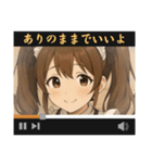 表情豊かな顔で喜怒哀楽〜多彩コメント（個別スタンプ：4）