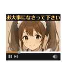 表情豊かな顔で喜怒哀楽〜多彩コメント（個別スタンプ：5）