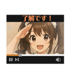表情豊かな顔で喜怒哀楽〜多彩コメント（個別スタンプ：7）