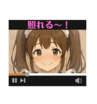 表情豊かな顔で喜怒哀楽〜多彩コメント（個別スタンプ：10）