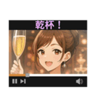 表情豊かな顔で喜怒哀楽〜多彩コメント（個別スタンプ：15）