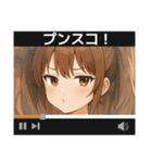 表情豊かな顔で喜怒哀楽〜多彩コメント（個別スタンプ：17）