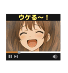 表情豊かな顔で喜怒哀楽〜多彩コメント（個別スタンプ：20）