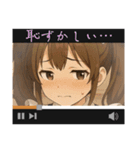 表情豊かな顔で喜怒哀楽〜多彩コメント（個別スタンプ：25）